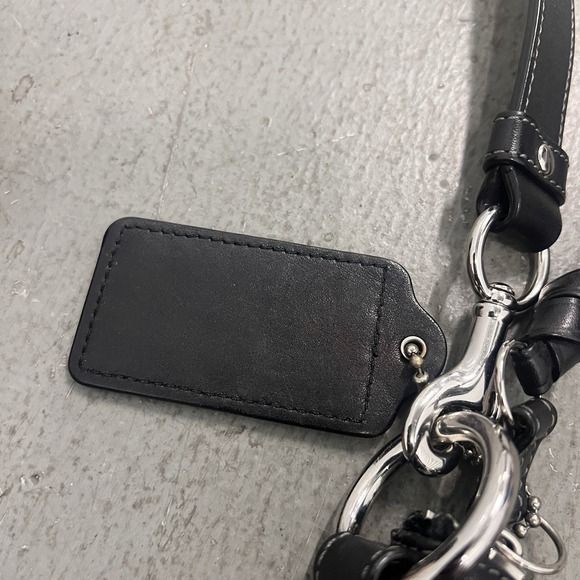 Coach Park A1357 F19726 Black Leather Medium Shoulder Crossbody Handbag Purse - Picture 7 of 9